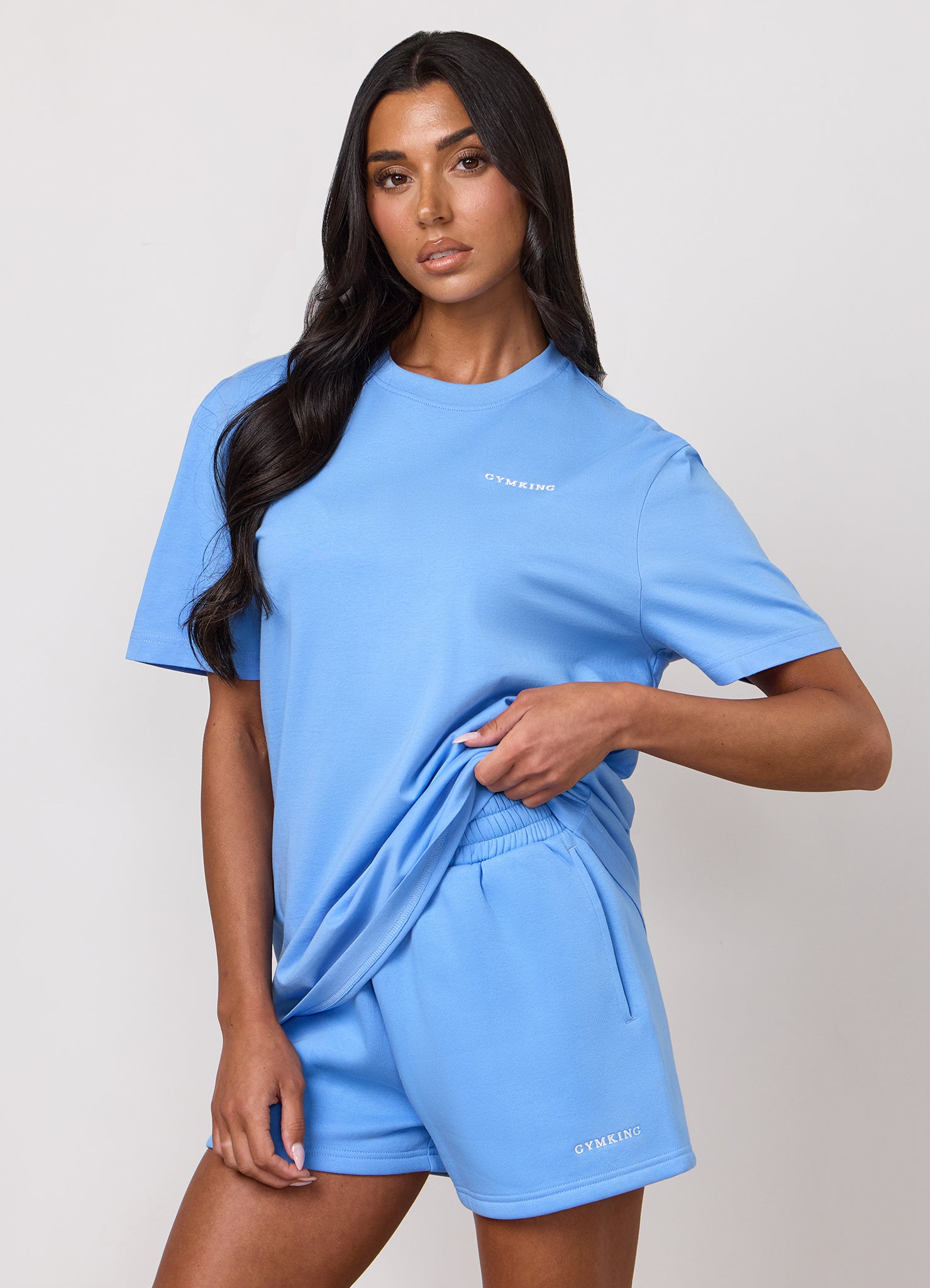 Gym King 365 Boyfriend Tee - Blue Cotton