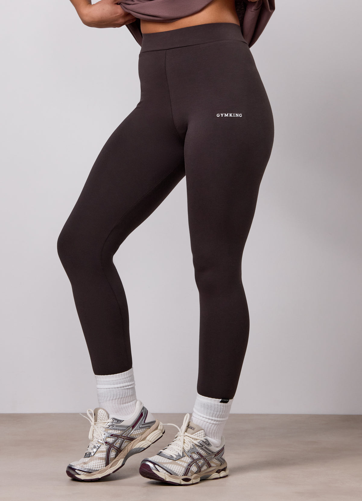 Gym King 365 Jersey Legging - Umber Brown