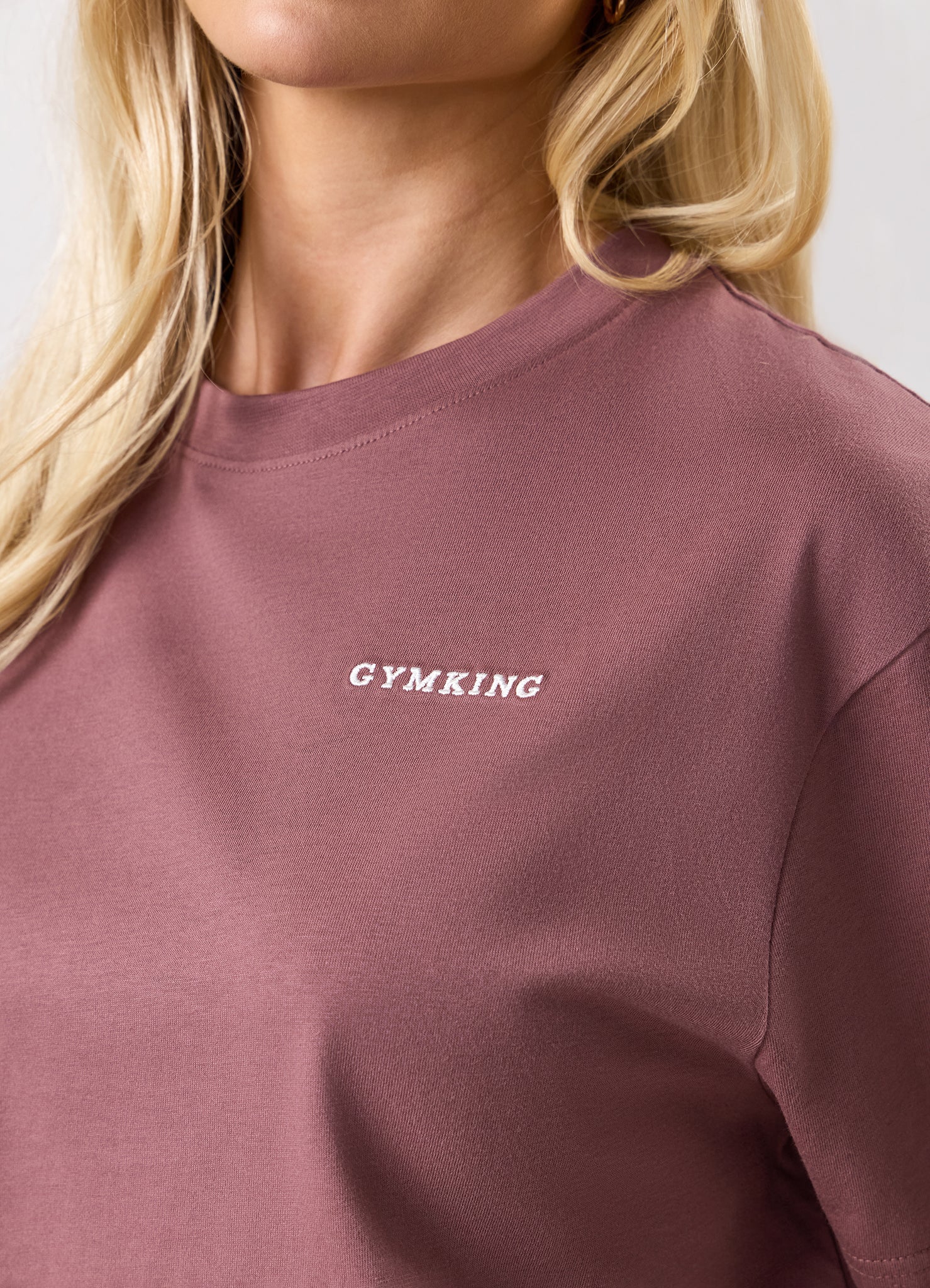 Gym King 365 Boyfriend Tee - Brown Plum