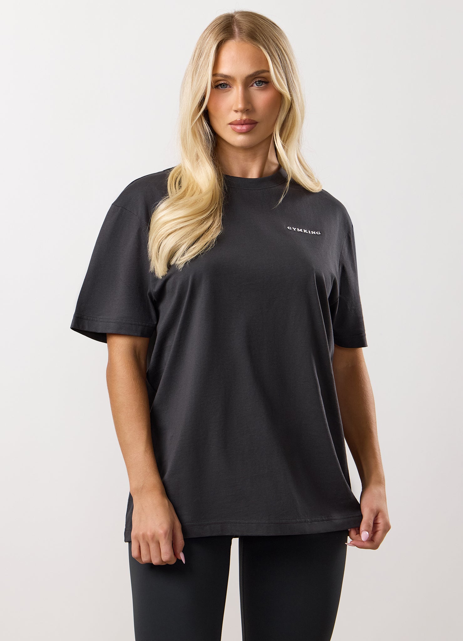 Gym King 365 Boyfriend Tee - Dark Pewter