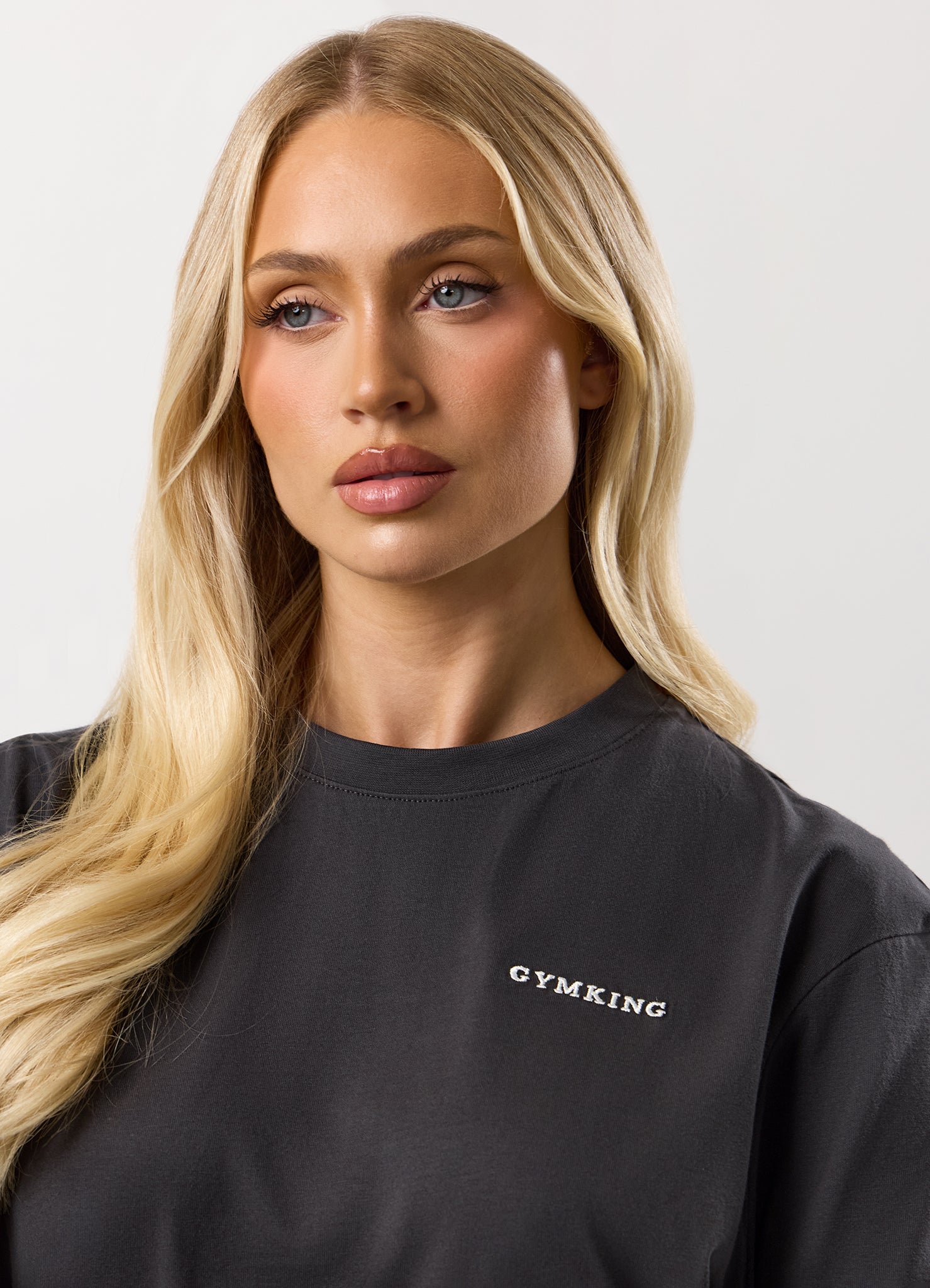 Gym King 365 Boyfriend Tee - Dark Pewter