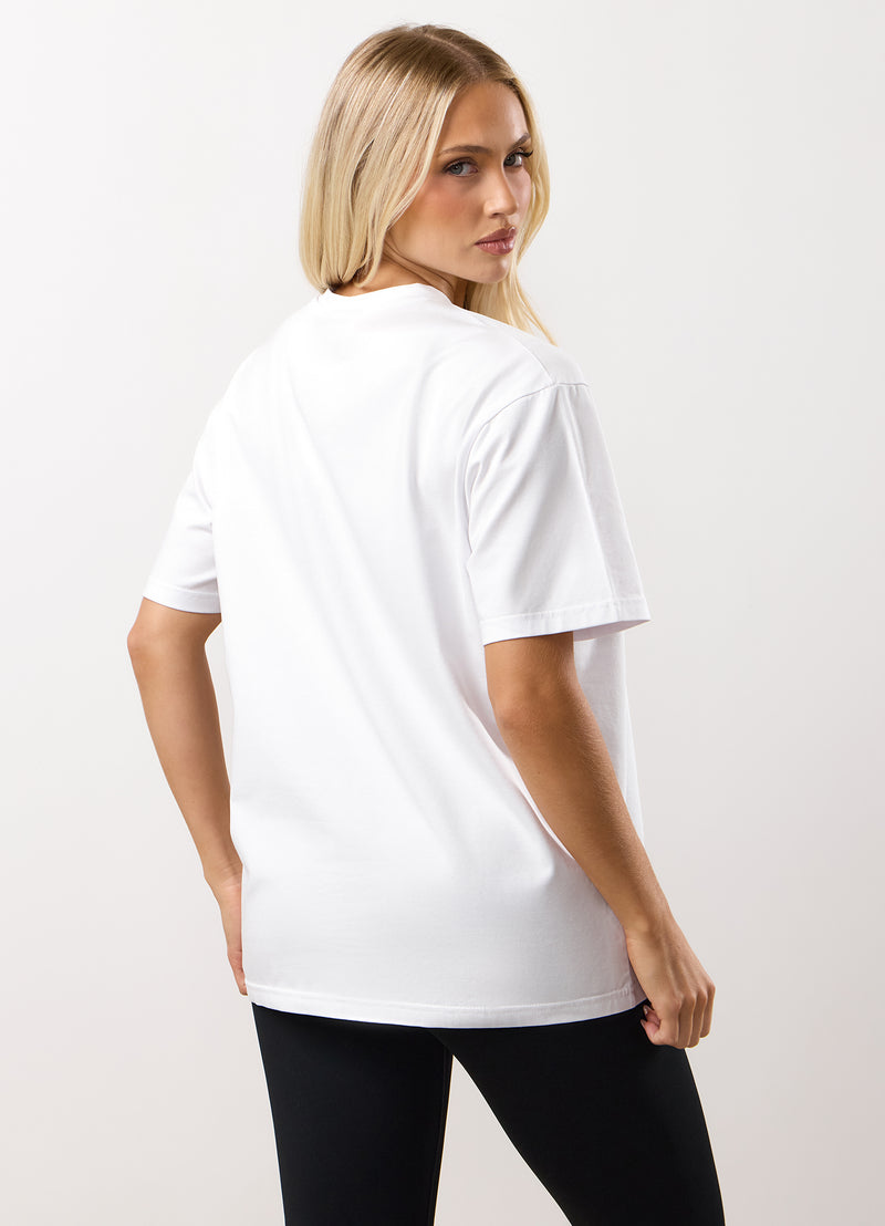 Gym King 365 Boyfriend Tee - White