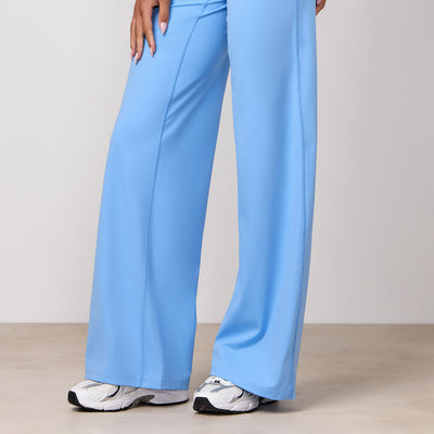 Gym King 365 Lightweight Straight Leg Yoga Pant - Blue Cotton