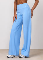 Gym King 365 Lightweight Straight Leg Yoga Pant - Blue Cotton thumbnail