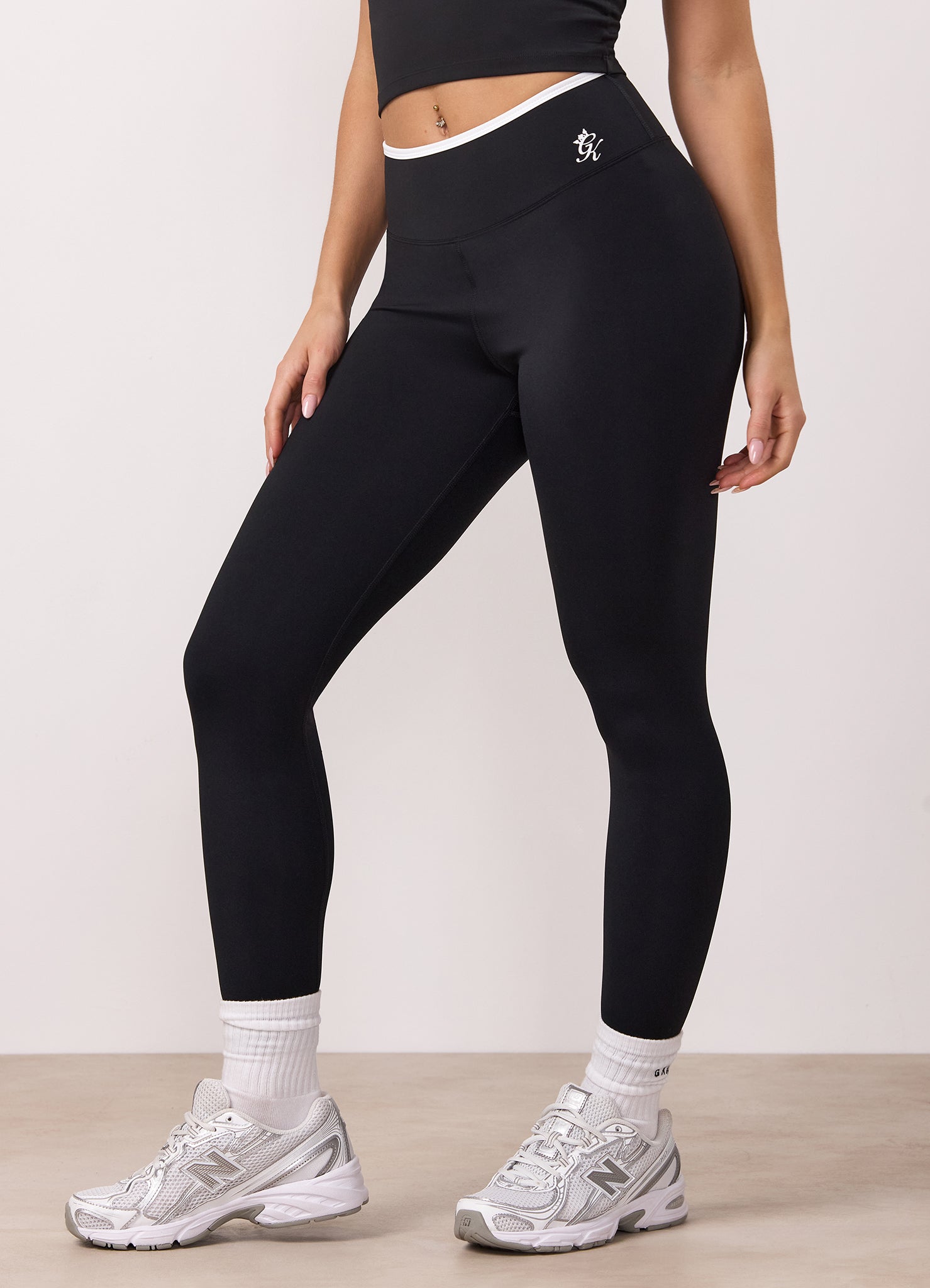 Gym King 365 Contrast Legging - Black