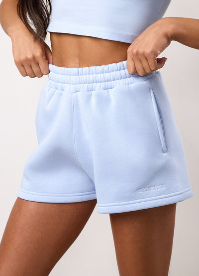 Gym King 365 Fleece Short - Hydrangea Blue