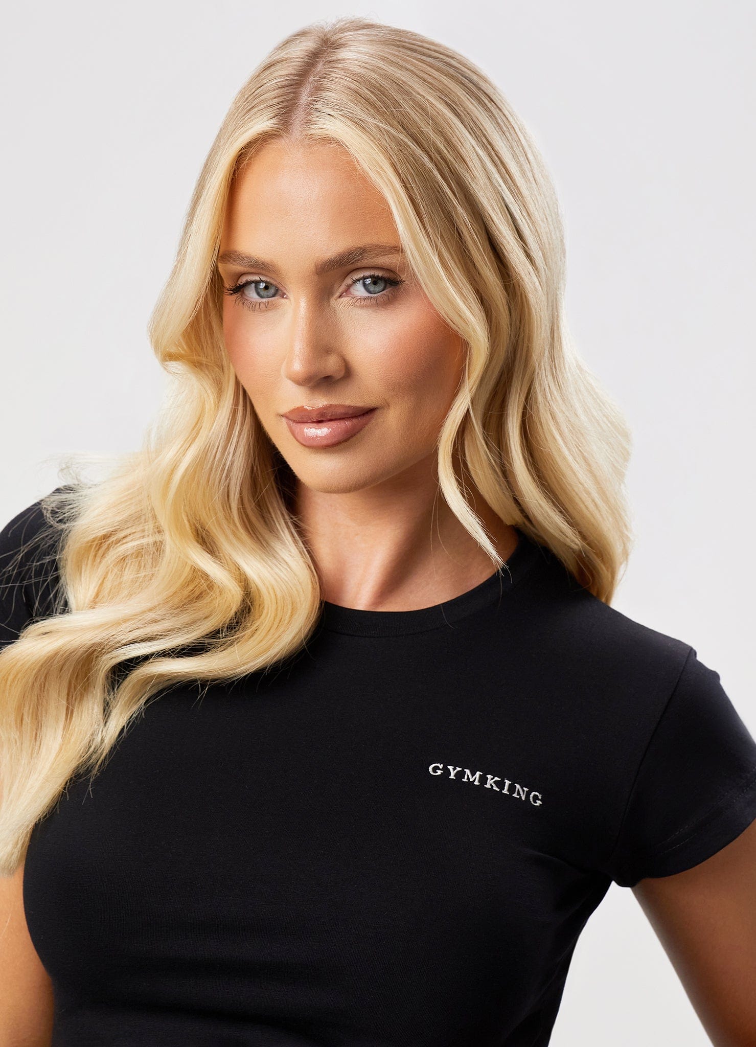 Gym King 365 Fitted Jersey Tee - Black