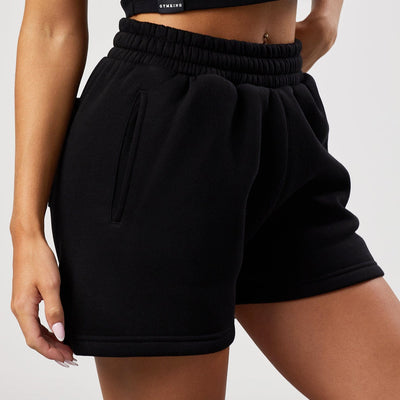 Gym King 365 Relaxed Fit Fleece Short - Black