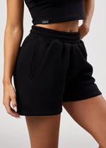 Gym King 365 Relaxed Fit Fleece Short - Black thumbnail