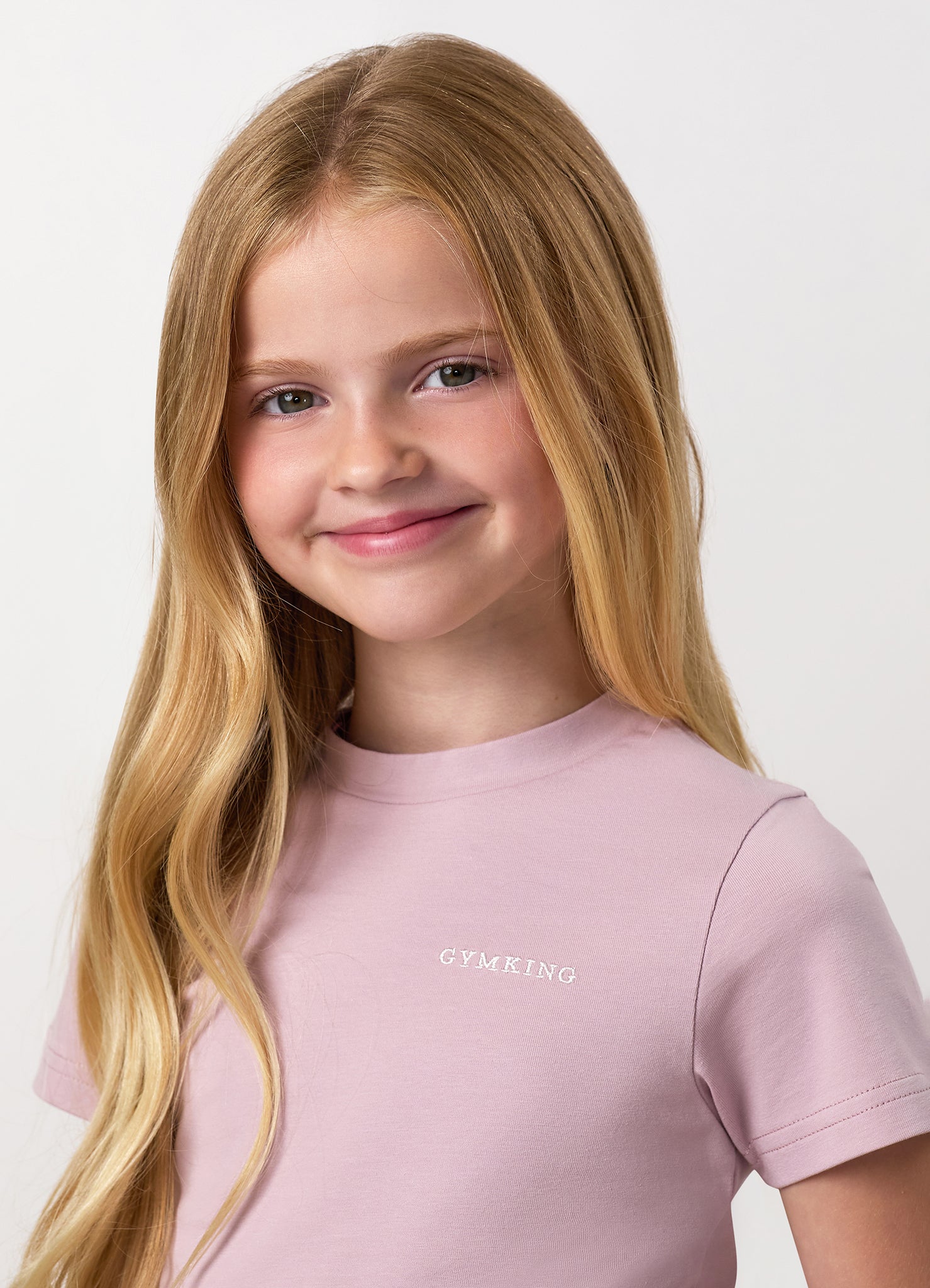 Gym King Junior 365 Fitted Tee - Muted Mauve