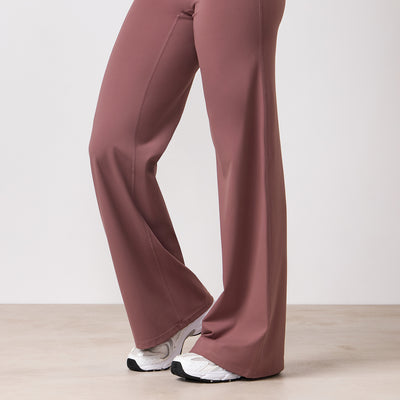 Gym King 365 Straight Leg Yoga Pant Petite - Brown Plum