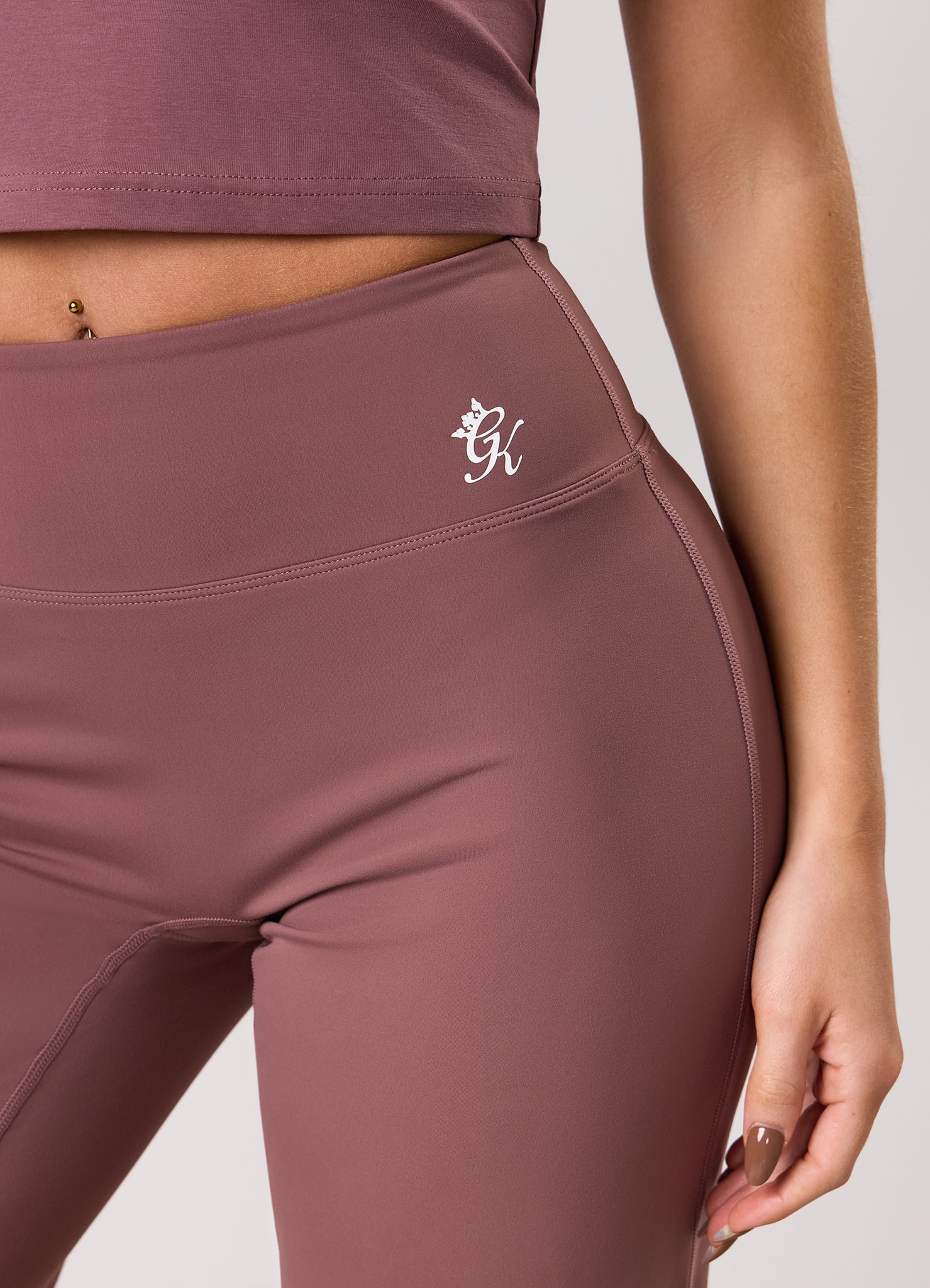 Gym King 365 Straight Leg Yoga Pant - Brown Plum