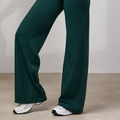Gym King 365 Straight Leg Yoga Pant Petite- Deep Forest Green