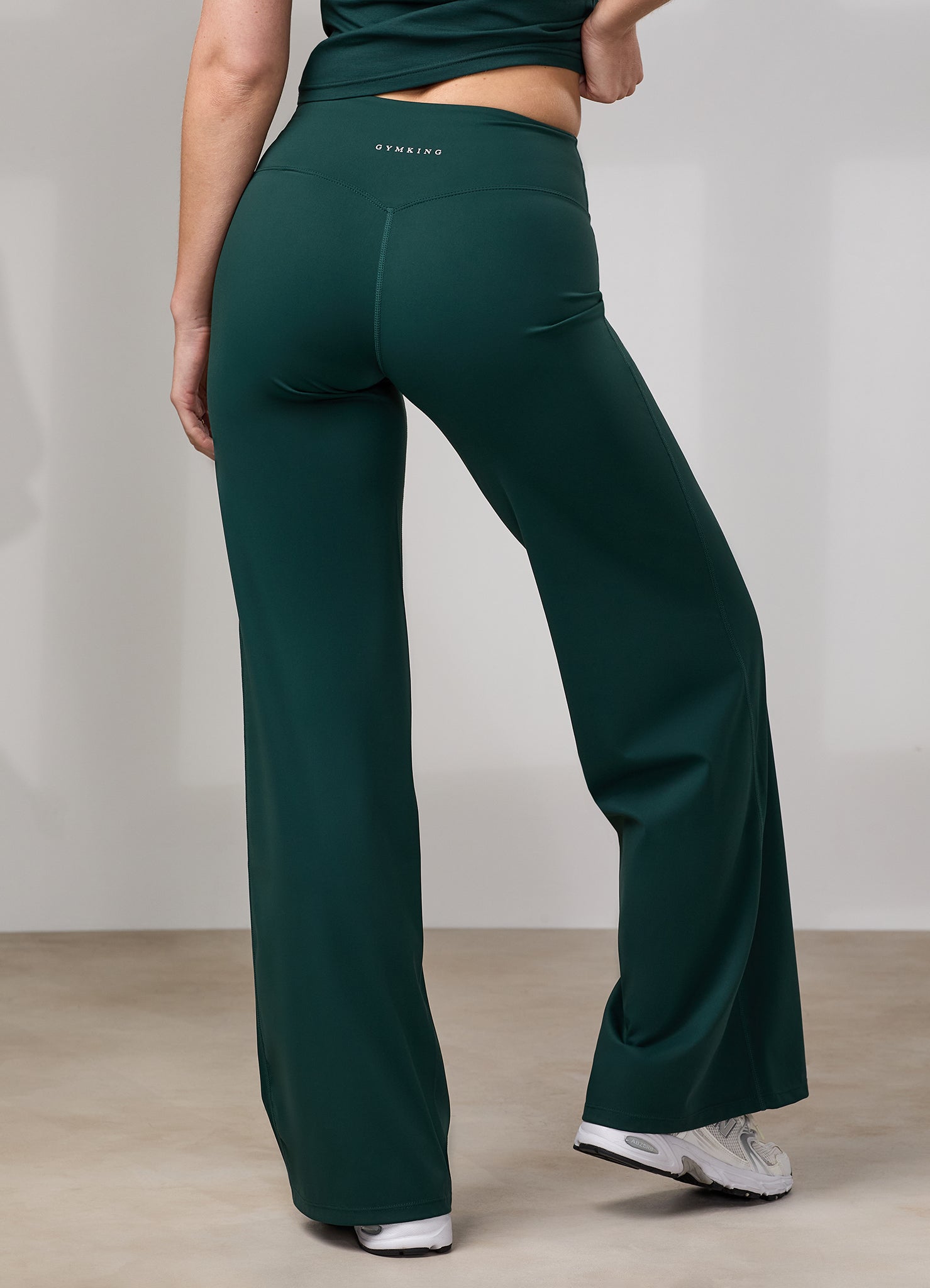 Gym King 365 Straight Leg Yoga Pant- Deep Forest Green