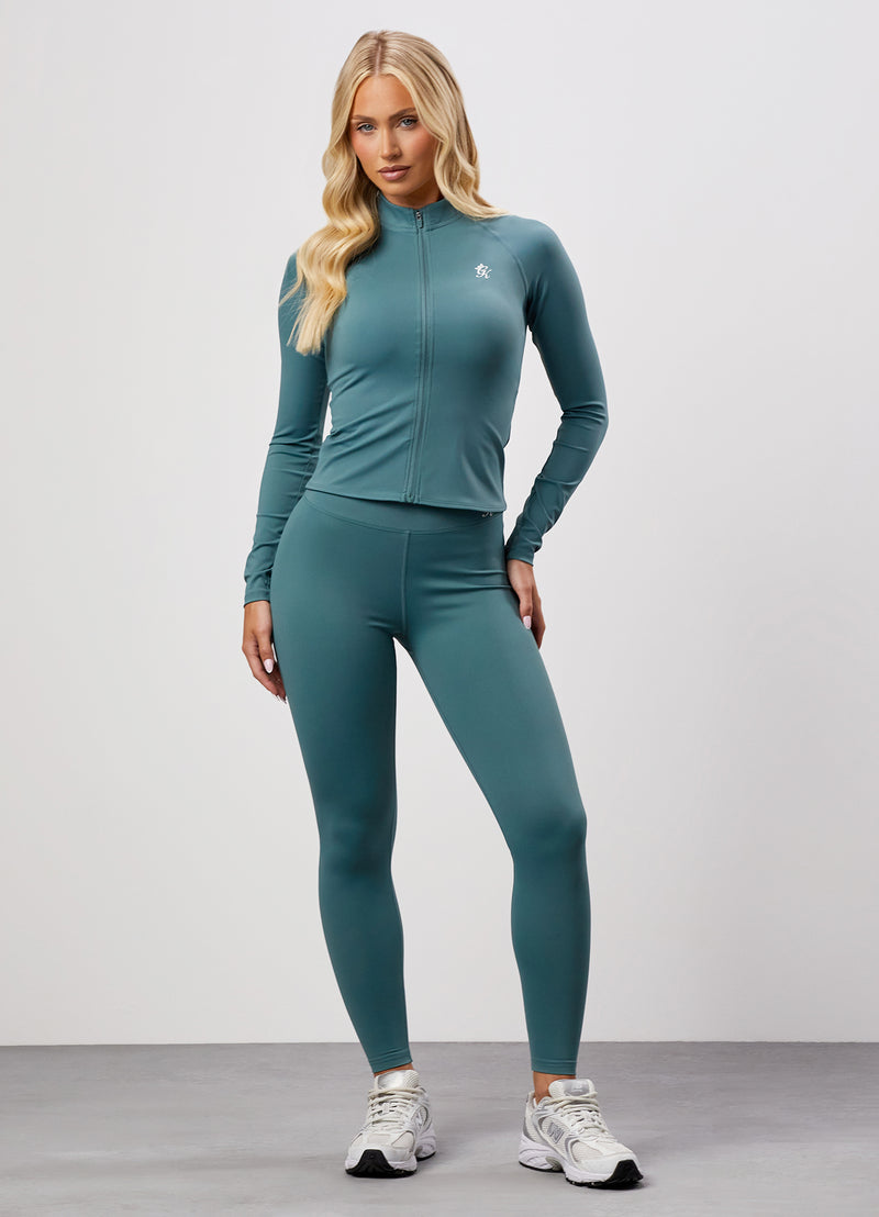 Gym King 365 Full Zip Funnel - Lake Blue