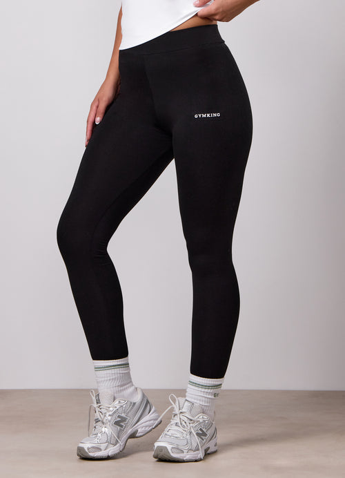 Gym King 365 Jersey Legging - Black