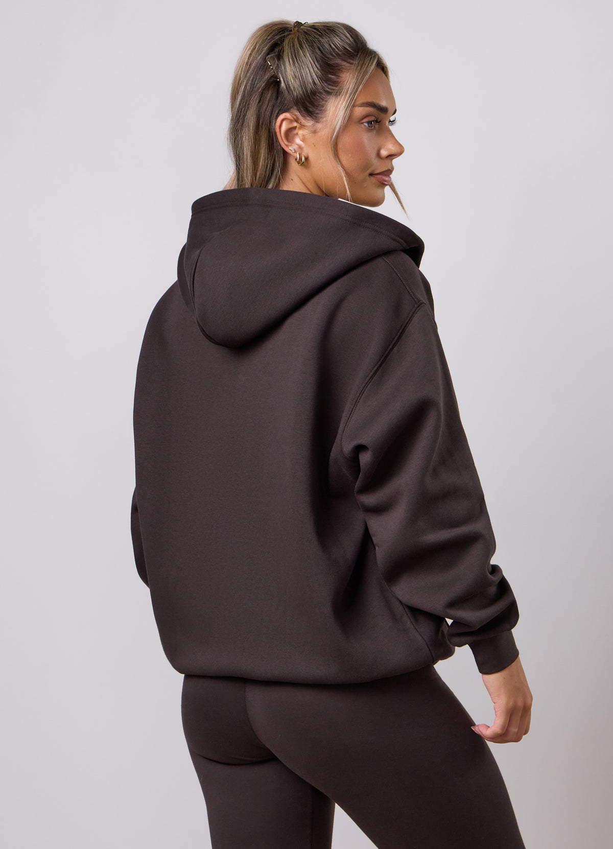 Gym King 365 Full Zip Hoodie - Umber Brown