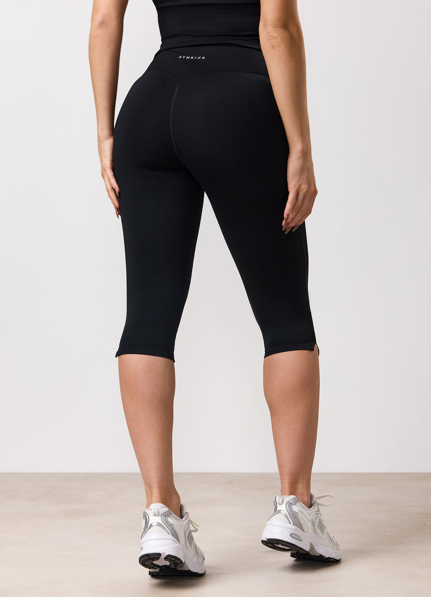 Gym King 365 Capri Legging - Black