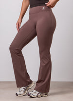 Gym King 365 Regular Length Flared Yoga Pant - Pecan Brown thumbnail