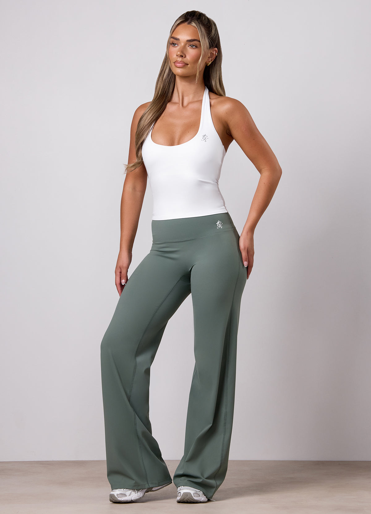 Gym King 365 Petite Length Lightweight Straight Leg Yoga Pant -Fern