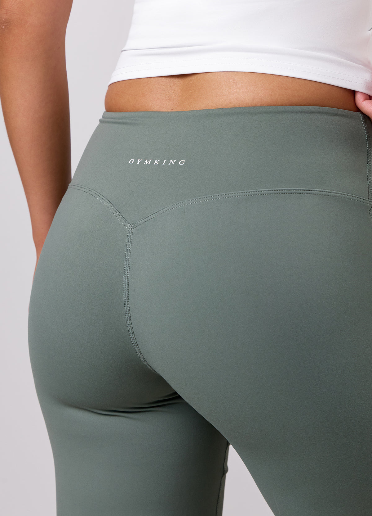 Gym King 365 Regular Length Lightweight Straight Leg Yoga Pant - Fern