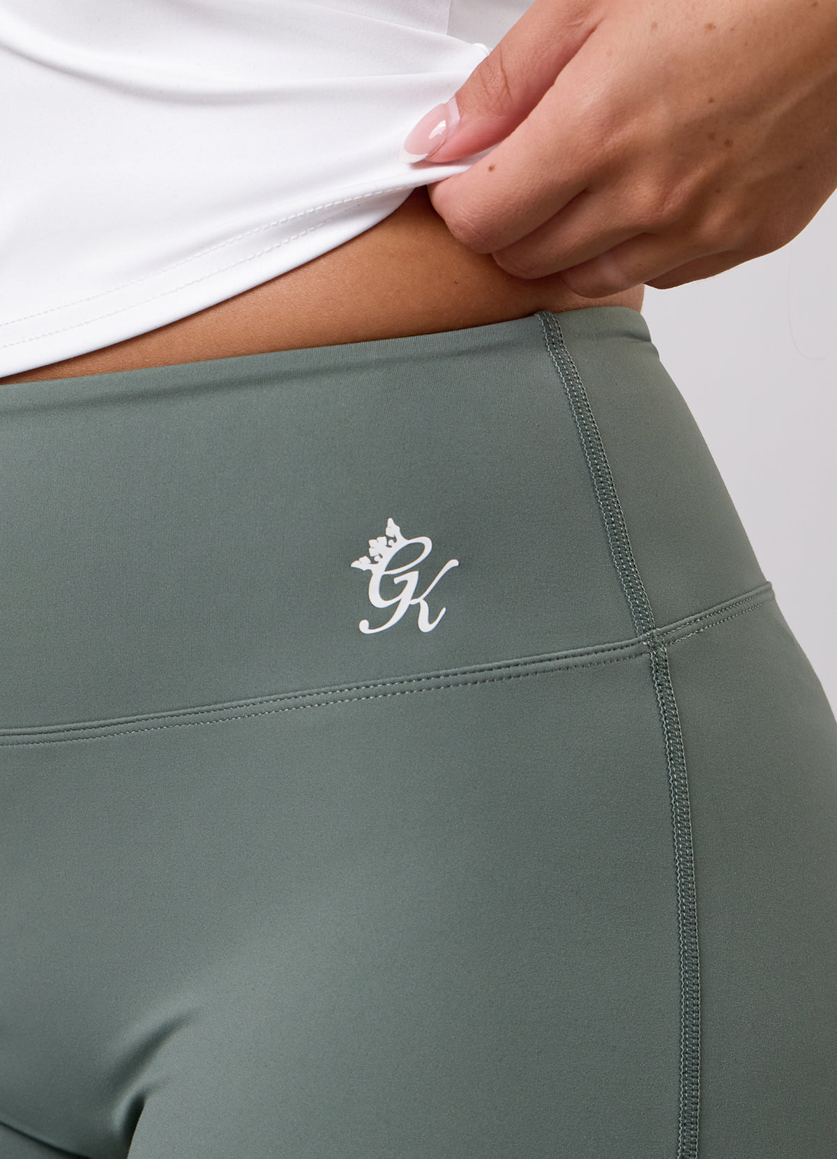 Gym King 365 Petite Length Lightweight Straight Leg Yoga Pant -Fern