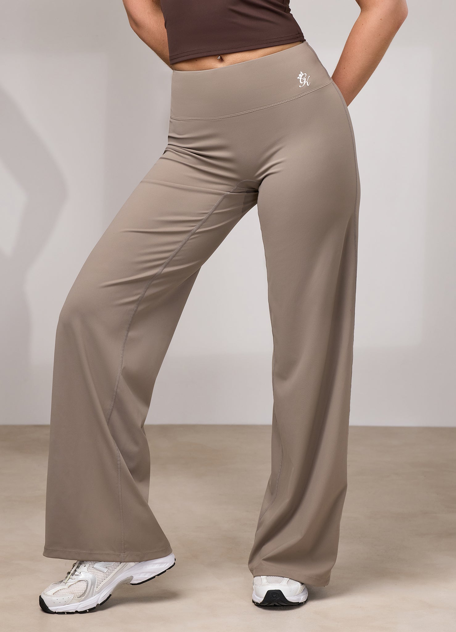 Gym King 365 Straight Leg Yoga Pant Petite- Truffle
