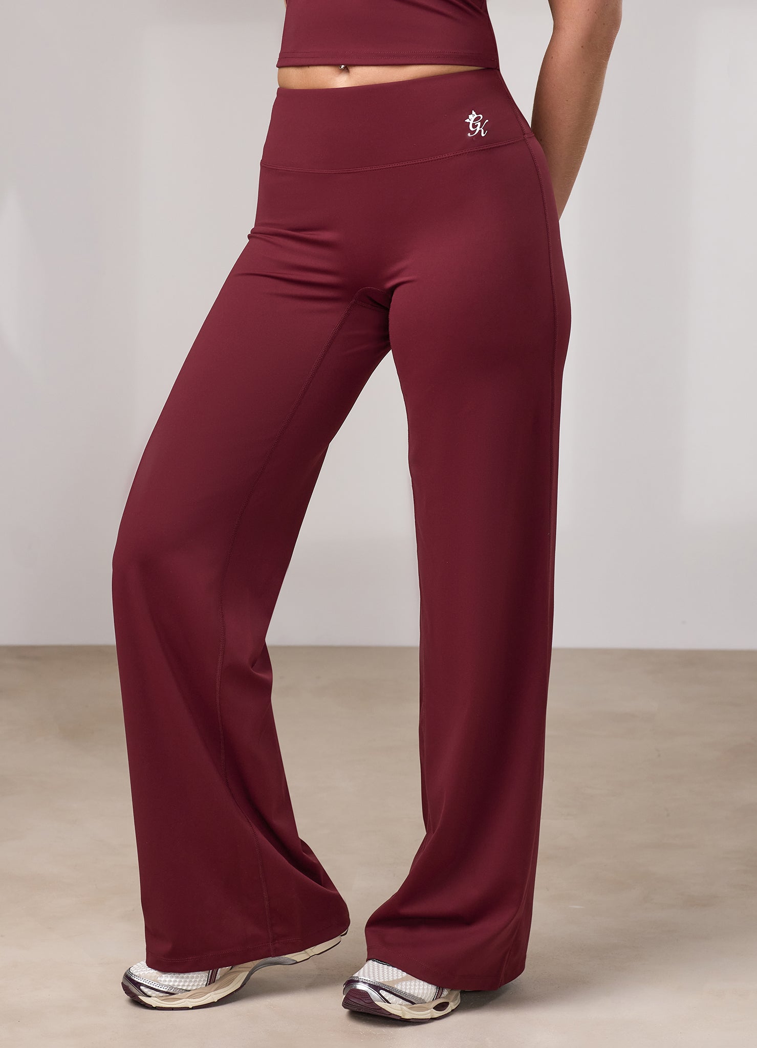 Gym King 365 Straight Leg Yoga Pant- Deep Cherry