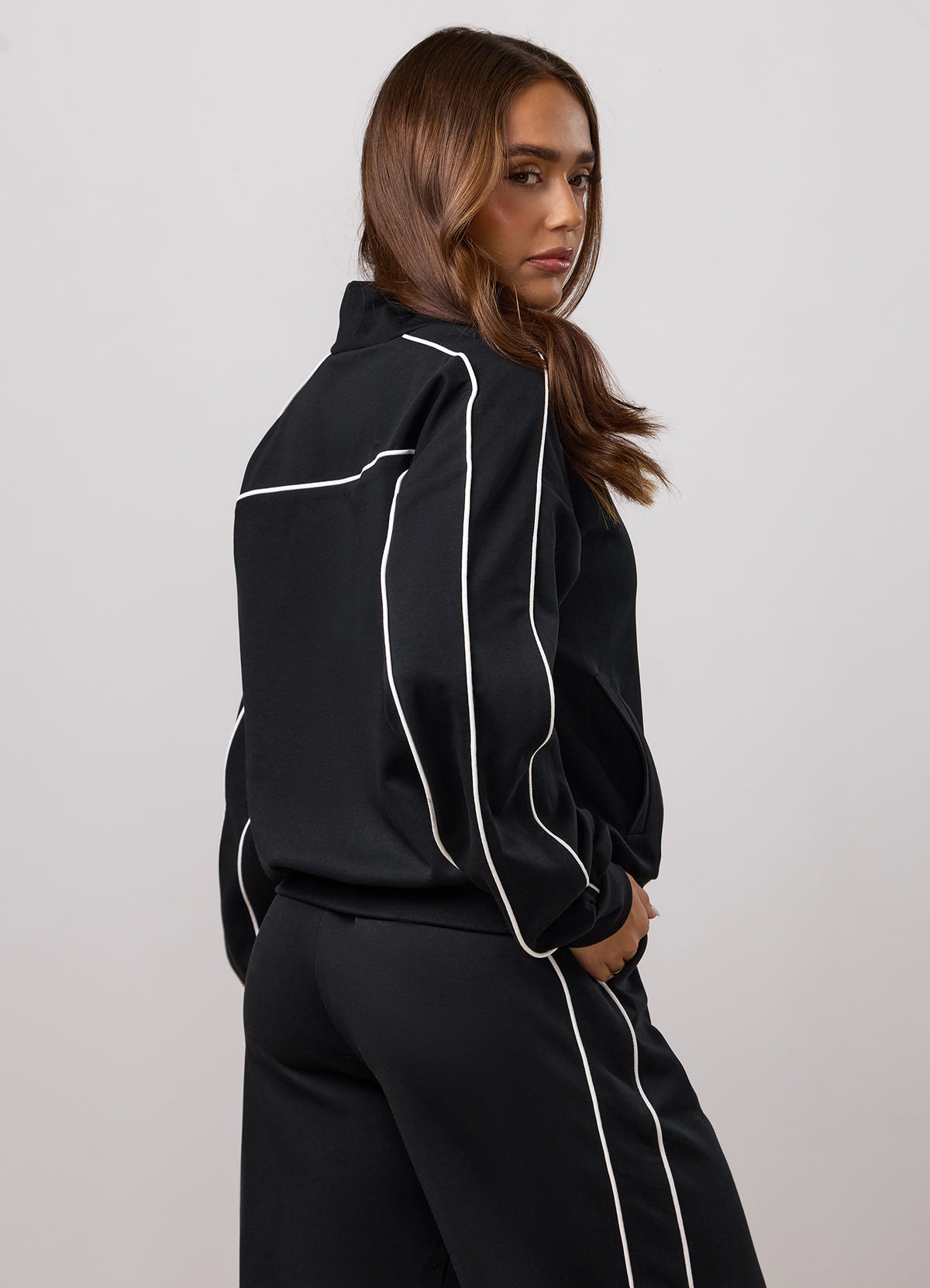 Gym King Heritage Sportjasje - Zwart