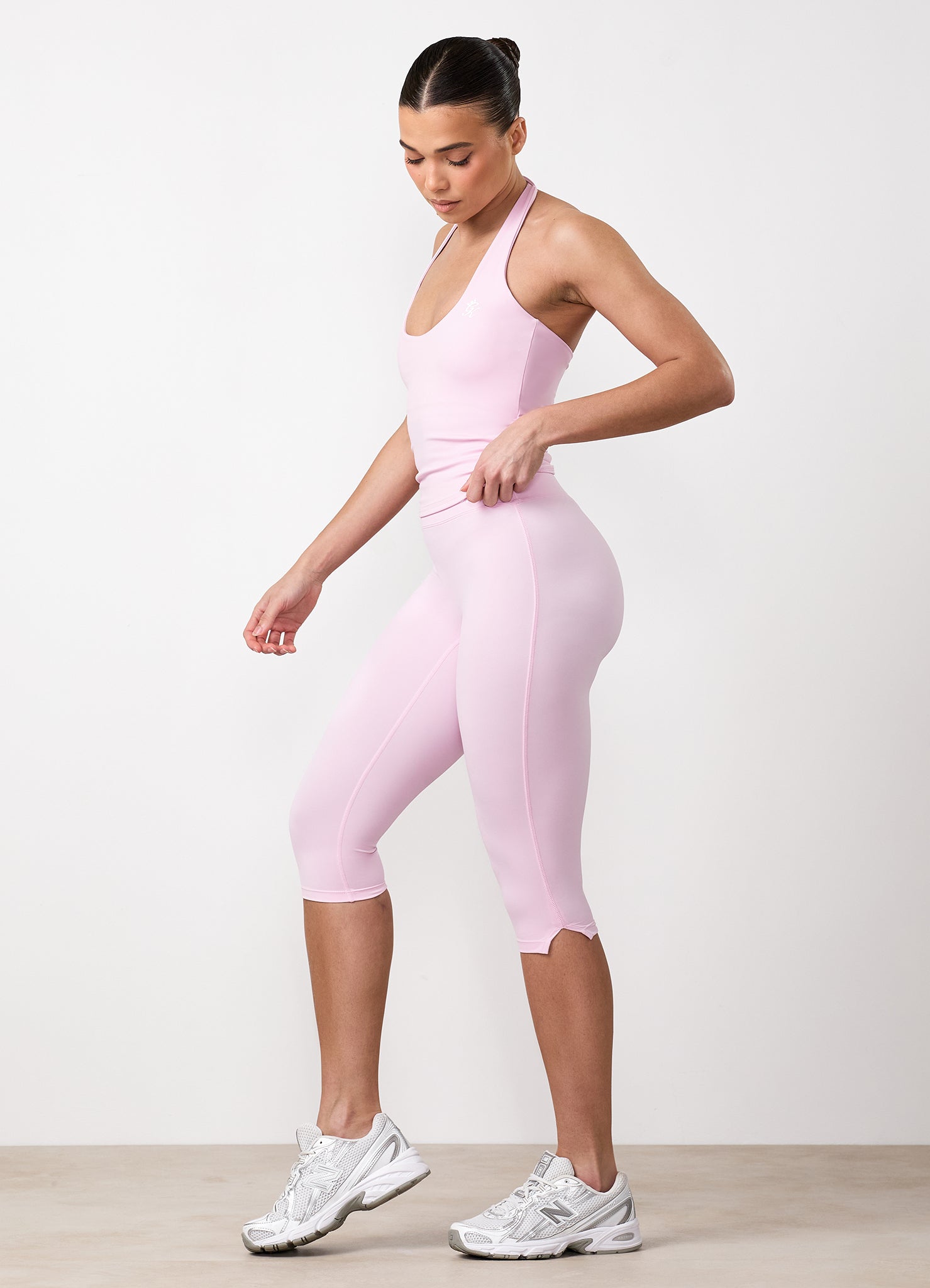 Gym King 365 Halter Neck Tank - Soft Pink