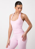 Gym King 365 Halter Neck Tank - Soft Pink thumbnail