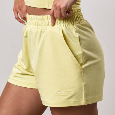 Gym King 365 Jersey Short - Sherbet Lemon