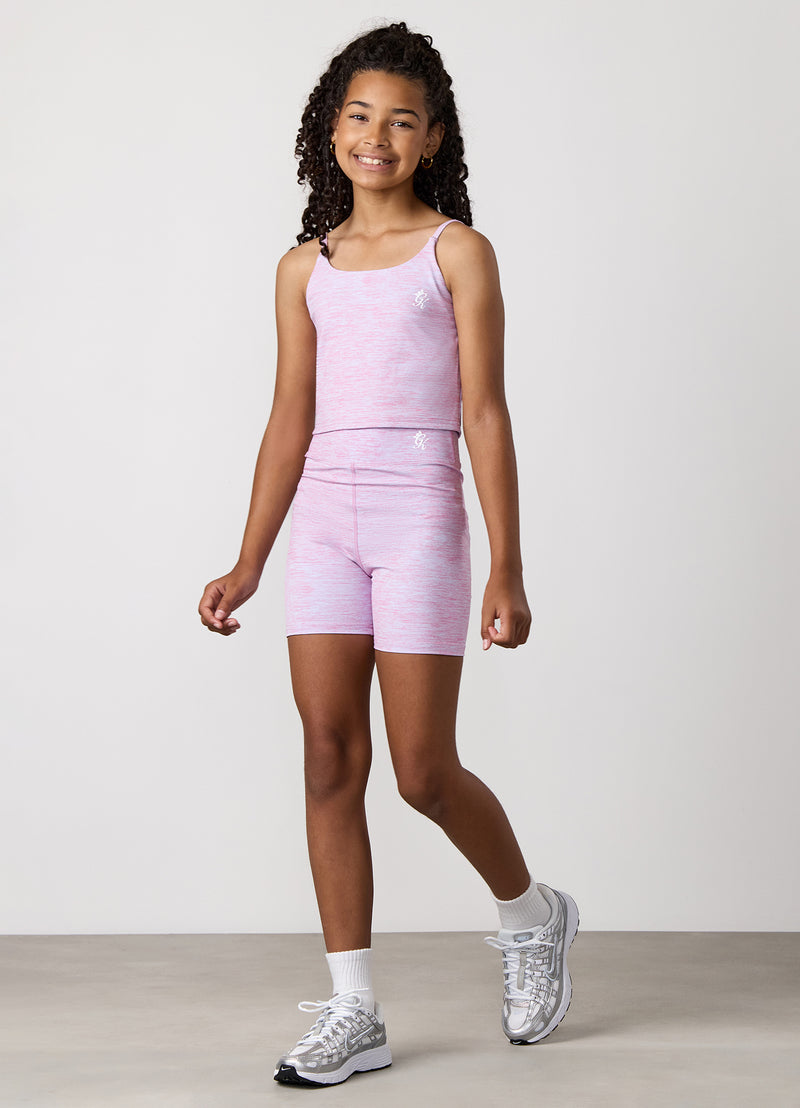 Gym King Kids 365 5" Short - Hydrangea Blue / Bubblegum Pink Grindle