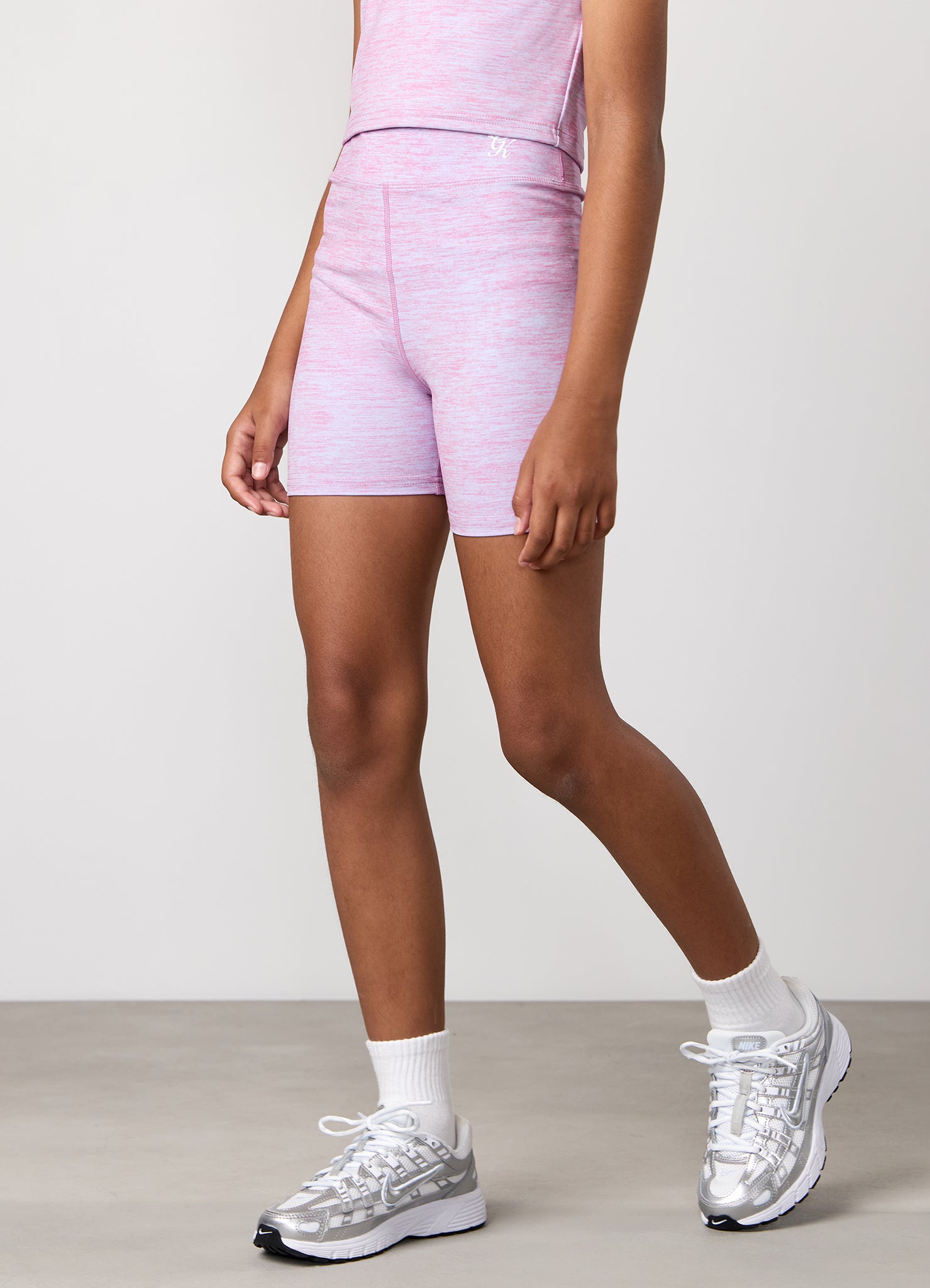 Gym King Kids 365 5" Short - Hydrangea Blue/Bubblegum Pink Grindle