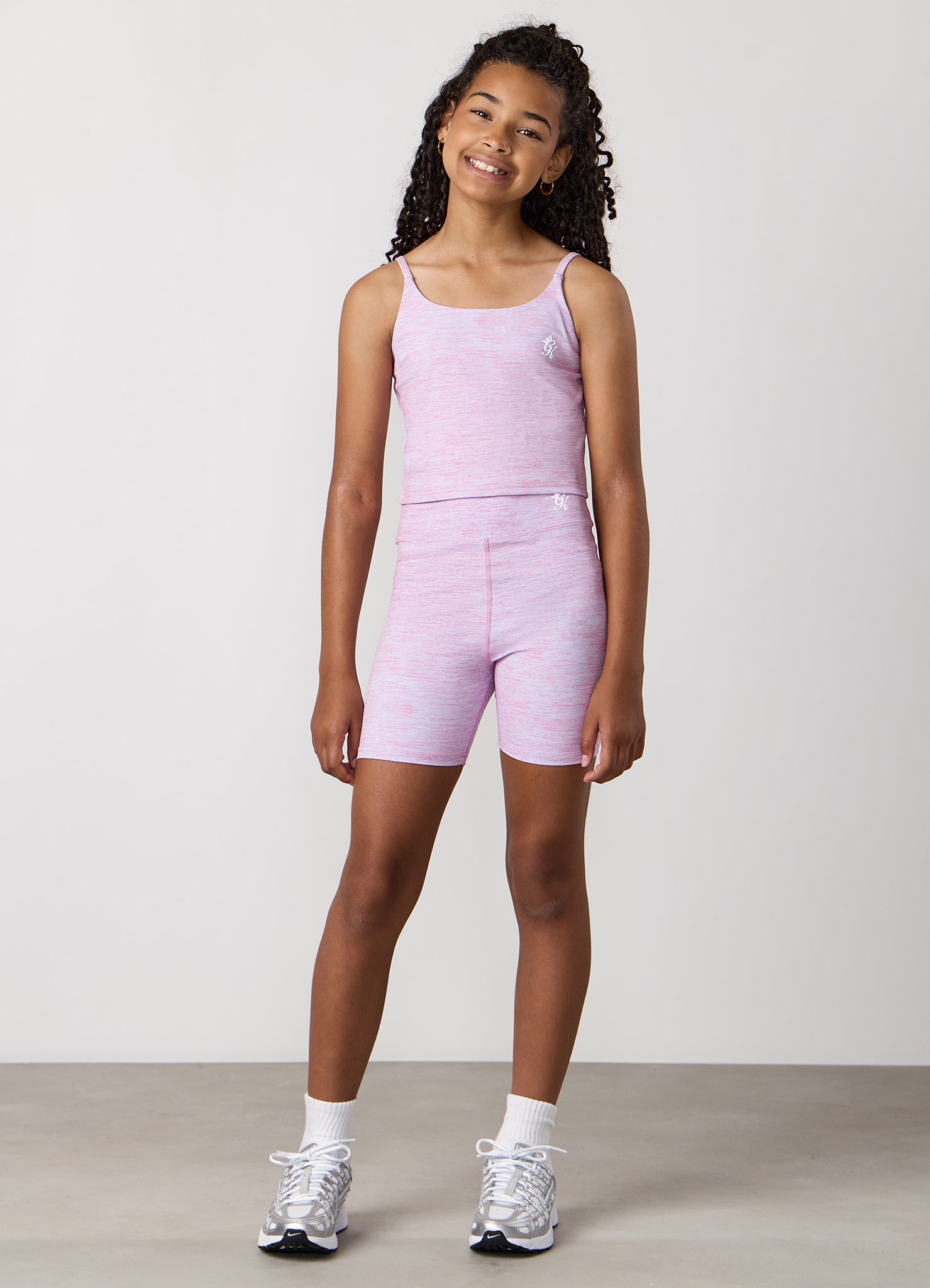 Gym King Kids 365 5" Short - Hydrangea Blue / Bubblegum Pink Grindle