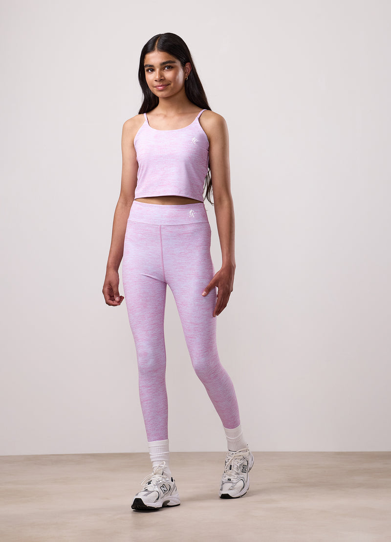 Gym King Kids 365 Legging - Hydrangea Blue / Bubblegum Pink Grindle