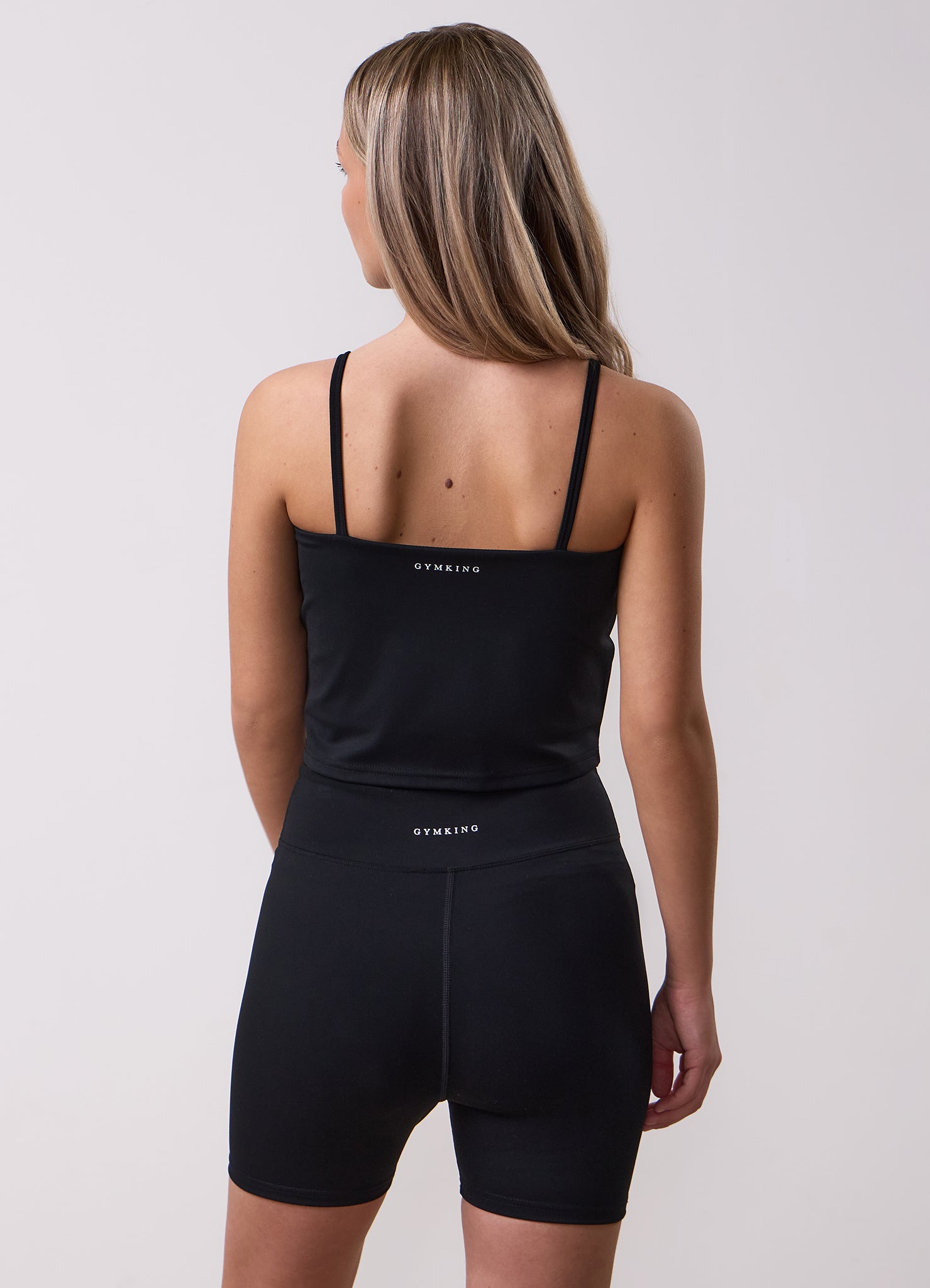 Gym King Kids 365 Long Line Tank - Black