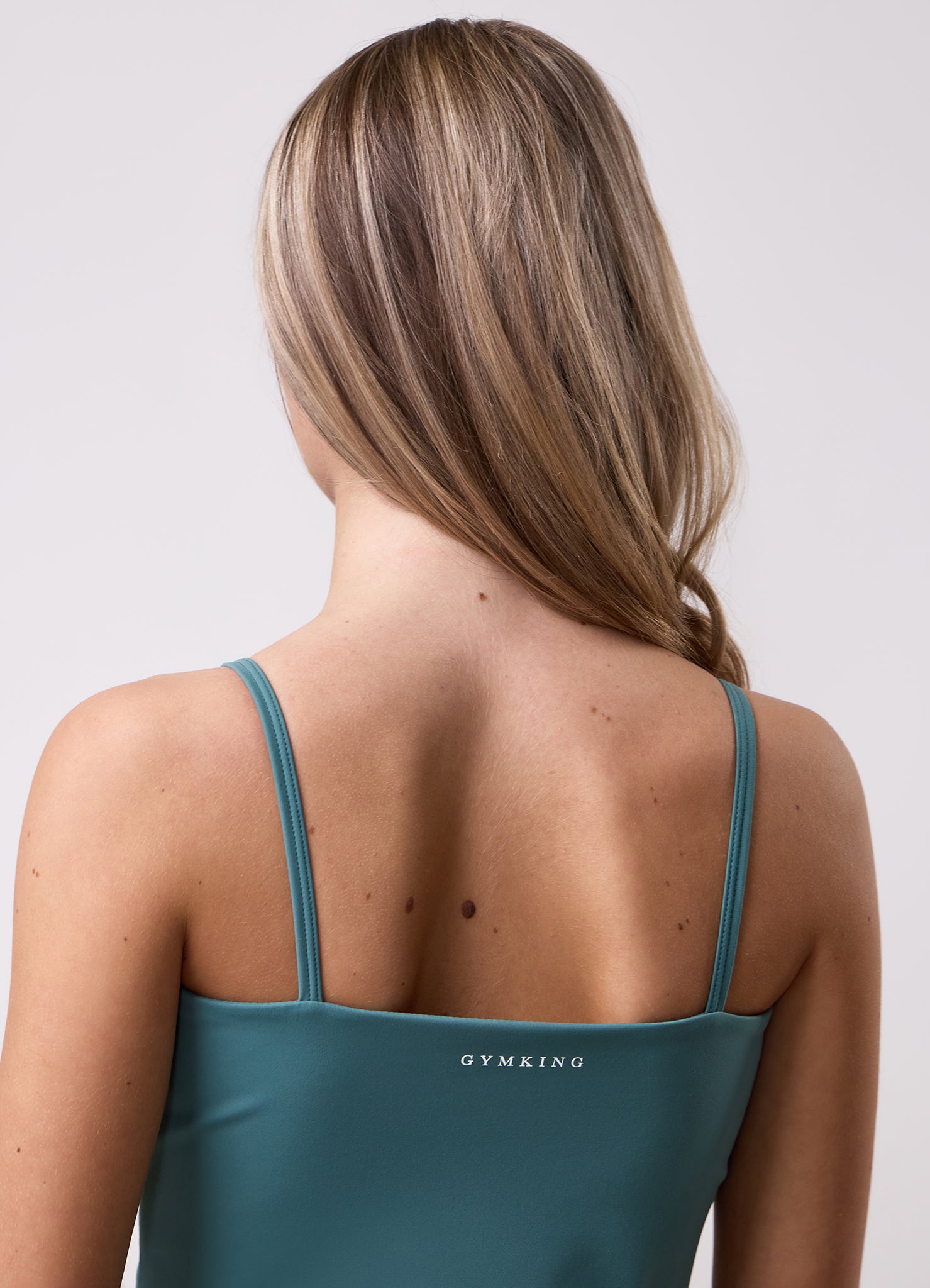 Gym King Kids 365 Long Line Tank - Dusky Fern