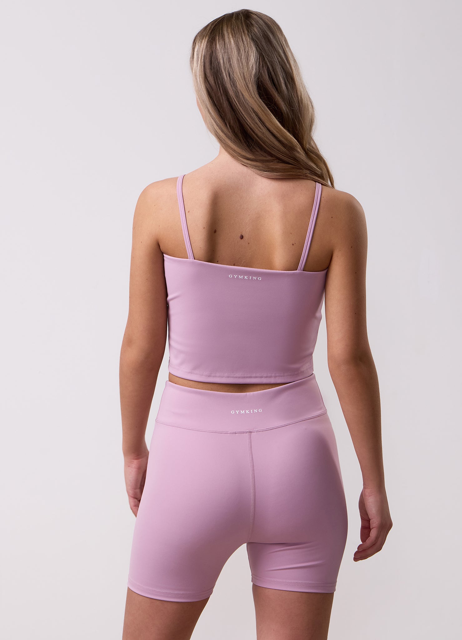 Gym King Kids 365 Long Line Tank - Dusky Mauve