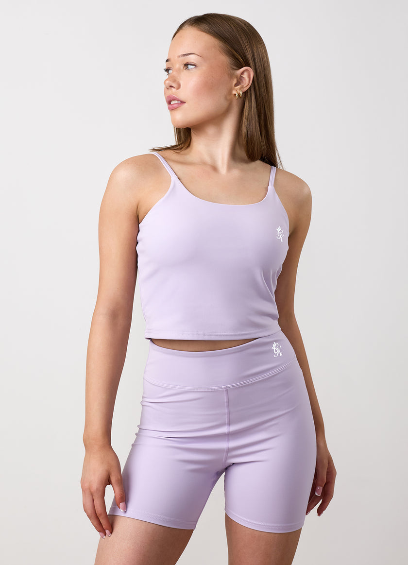 Gym King Older Kids 365 Long Line Tank - Hyacinth