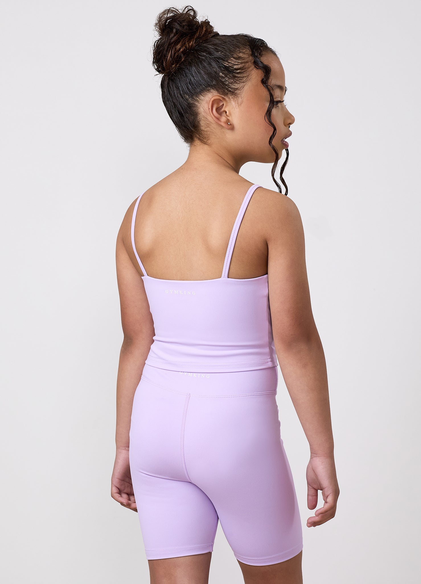 Gym King Older Kids 365 Long Line Tank - Hyacinth