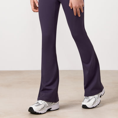Gym King Kids 365 Flared Leggings - Aubergine