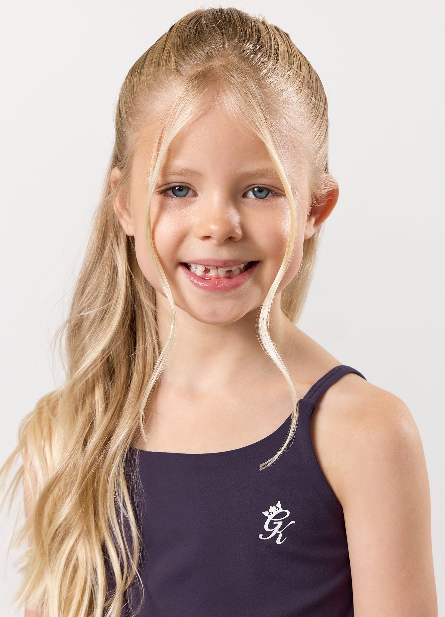 Gym King Kids 365 Long Line Tank - Aubergine