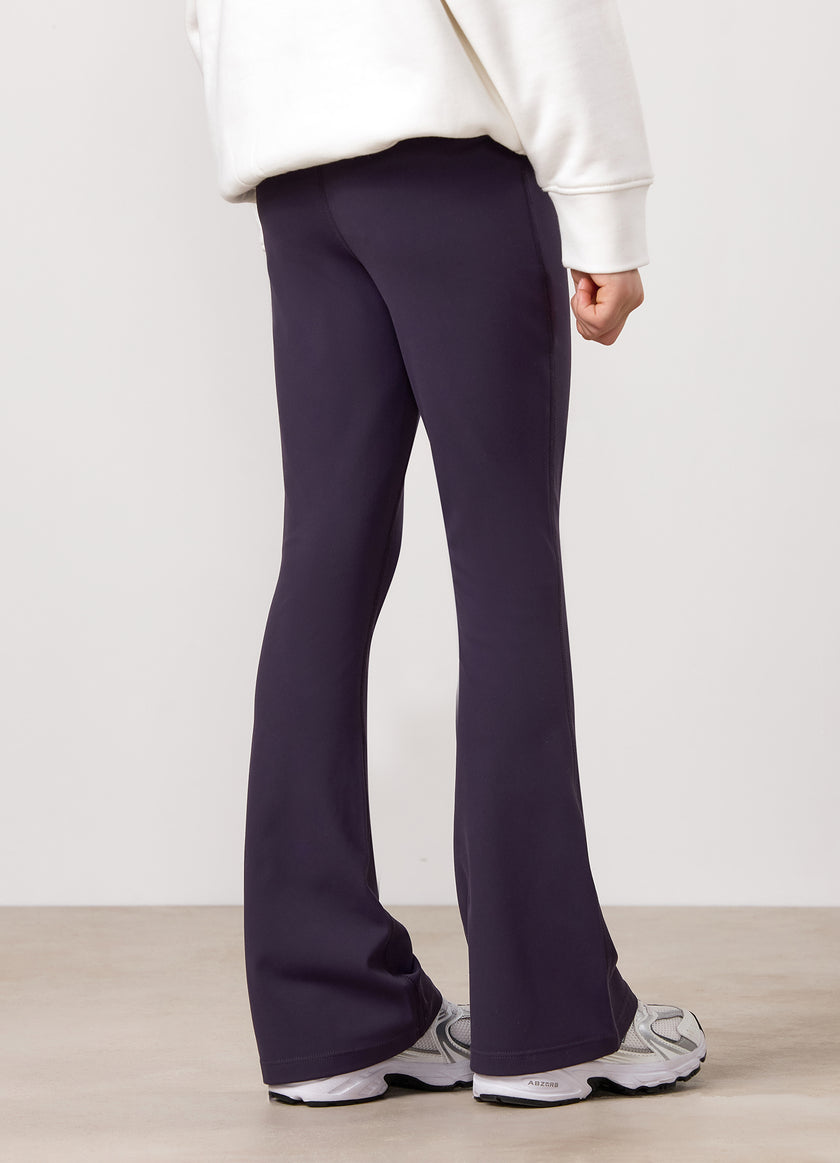 Gym King Kids 365 Flared Leggings - Aubergine