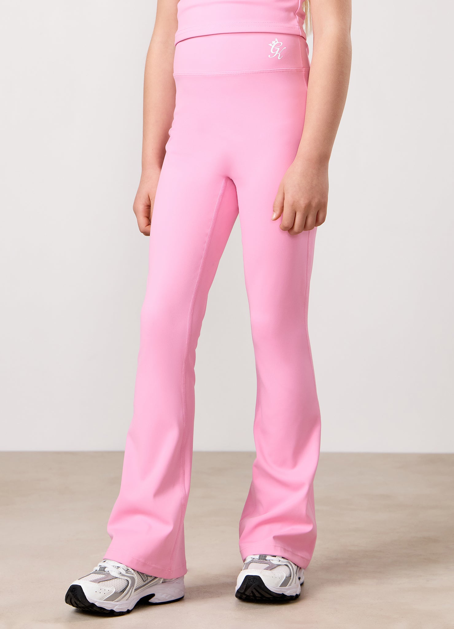 Gym King Kids 365 Flared Leggings - Candy Pink