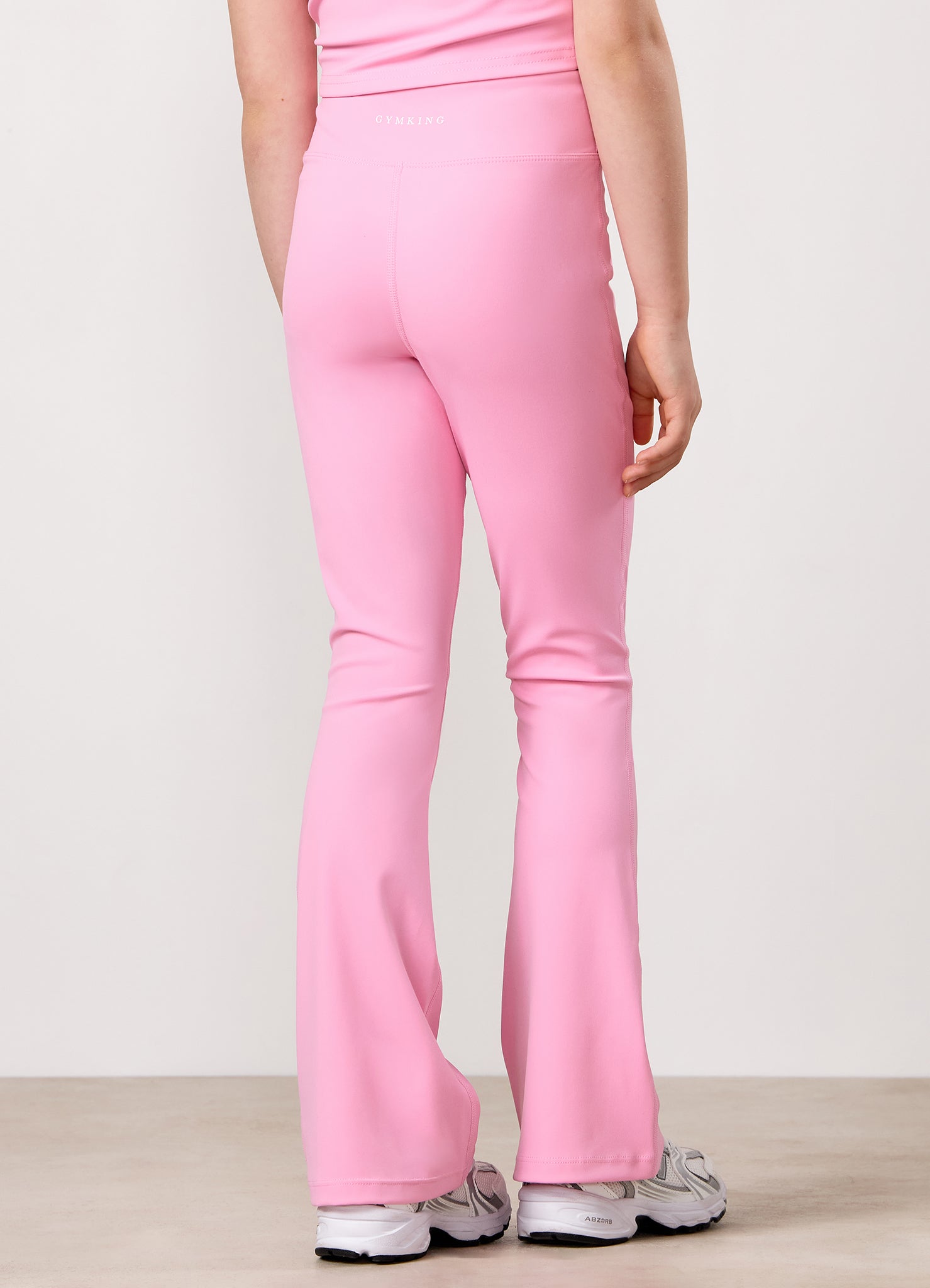 Gym King Kids 365 Flared Leggings - Candy Pink
