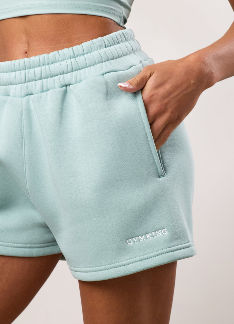 Gym King 365 Fleece Short - Green Mist