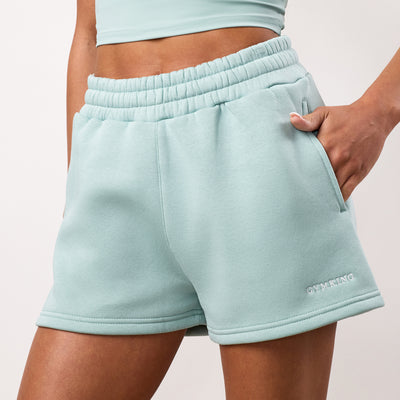 Gym King 365 Fleece Short - Green Mist