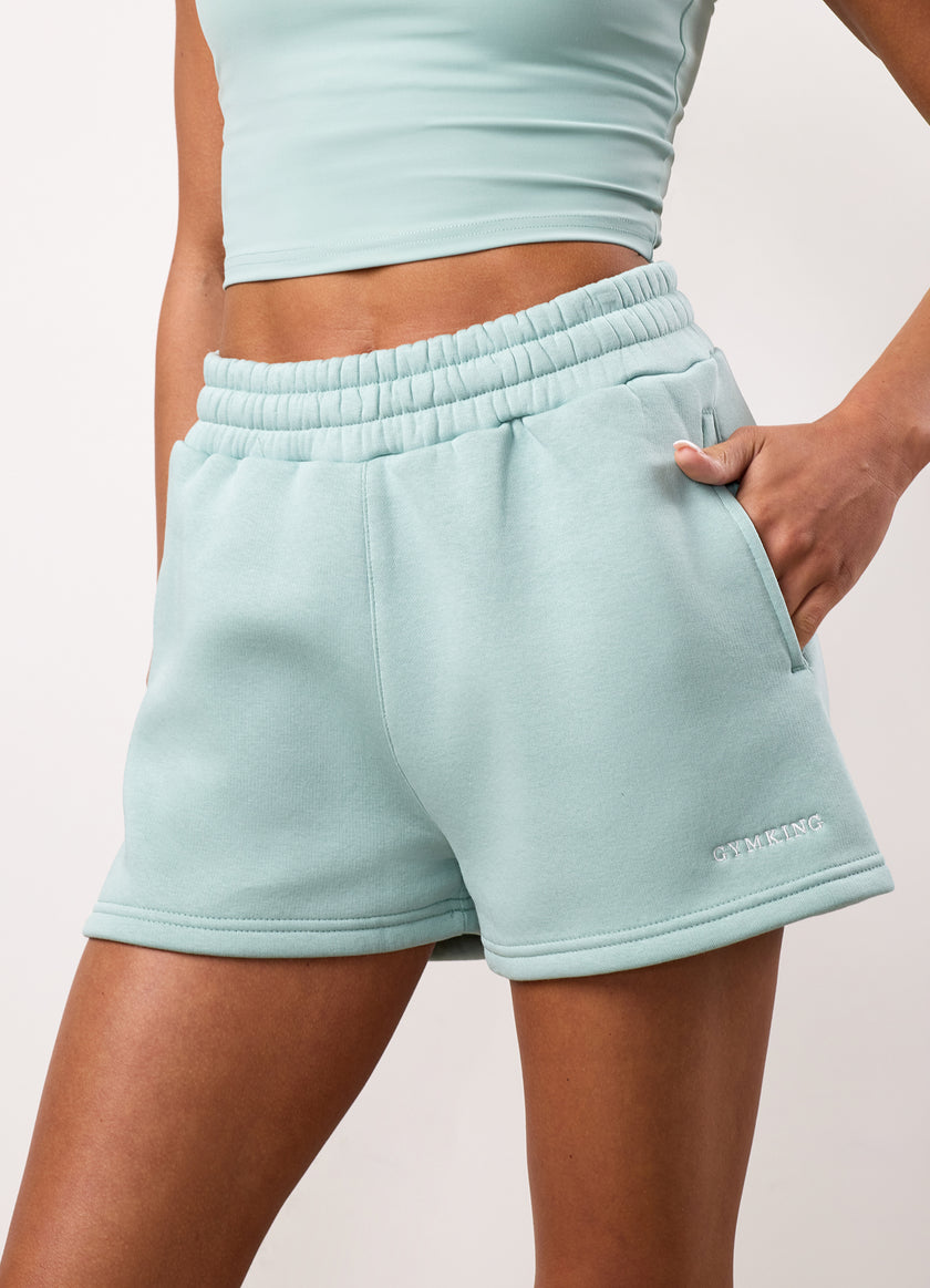 Gym King 365 Fleece Short - Green Mist