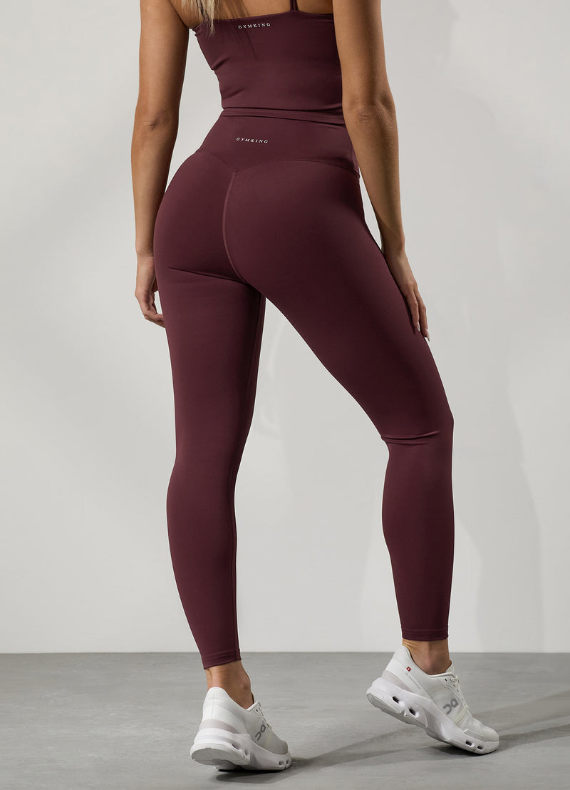 Gym King 365 Legging - Burgundy